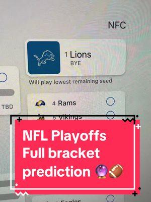 NFL playoff predictions | full NFL playoff bracket #nfl #NFLPlayoffs #SuperBowl #afc #nfc #afcchampionship #nfcchampionship #nflfootball #playoffs #bracket 