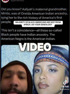 If you did your genealogy besides believing them school books or ancestry.com.. you’ll find the truth #blackamericans #blackculture #americanindian #aaliyahdanahaughton #blackconsciousness #panafricanism #outofafricatheory #blackhistory #blacktiktoker #panafrican #americanindianmovement #chiefwarhorse #tariqnasheed #danecalloway 