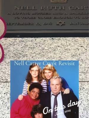 #onthisday #nellcarter #gimmeabreak #hillsidecemetery #cemetery #crypt #grave #fyp #foryoupage #celebritygraves 