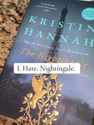 What am I missing? I cannot get through this book. My poor husband has heard me complain about how bored I am since the very beginning. I think I’m in the minority about not liking it. 😅 In the words of a bestie, @Klarissa there are too many good books to read, to read a book that’s not fun!  #nightingale #dnf #BookTok #booktokrecs #bookreconmendations #donotrecommend #kristinhannah 