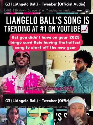 Bet you didn’t have on your 2025 bingo card LiAngelo Ball having the hottest song to start off the new year 'Tweaker' #liangeloball #ballbrothers #bigballerbrand #lameloball #lonzoball #newmusic #rap #rapper #rapmusic #hiphop #hiphopmusic #rapmusic #rapmusicfan #neworleansbounce #neworleans #hiphop #hiphopmusic #hiphopculture #bulturepod #NBA 