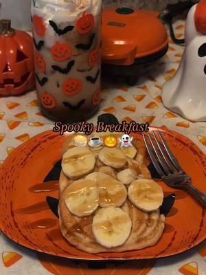 Halloween is life to the point where you’re making pumpkin pancakes/waffles for breakfast 🤭🎃🥞  Why waiy for spooky season when you have @byDash pumpkin waffle maker 🎃  #breakfast #spookybreakfast #pumpkins #halloweenlife #everydayishalloween #halloweenvibes #halloweenaesthetic #halloweenobsessed #fyp #halloweentok #halloweenlifestyle #fypシ #dashwafflemaker 