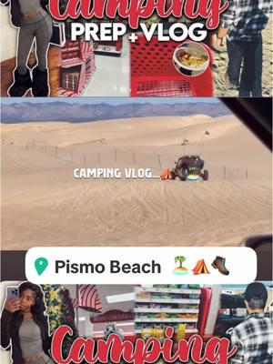 Camping ON PISMO BEACH (Video is on YT) #travelwithme #pismobeach #pismodunes #camping #Vlog #traveldiaries 