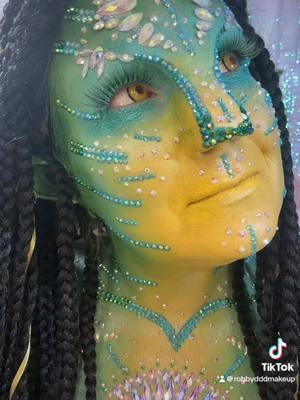 BLING AVATAR 💚 #fyp #ROBBYDDDMAKEUP #robbydddmakeuptoo #avatarthewayofwater @Avatar 