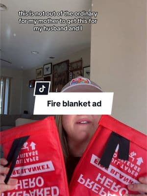 No but really who else got a fire blanket for Christmas? #fireblanket #unbox #targeted #christmasgift #giftideas #practical #firesafety #moms #dads #parents #grandma #funny #trending #algorithm #unboxing #humor 