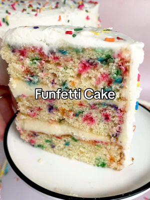 You bring the fun, and I’ll bring the confetti—served in cake form! 😉 My Funfetti Cake is a crowd favorite, loved by both kids and adults! 🎉 🎂  Visit the link in my bio for the recipe! #food #foodblogger #dessert #michiganblogger #bakery #bakinggoals #ohmyyum #recipes #Recipe #recipedeveloper #EasyRecipe #bakingtips #bakinghacks #womanownedbusiness #funfetticake #cakerecipes #birthdaycakerecipes