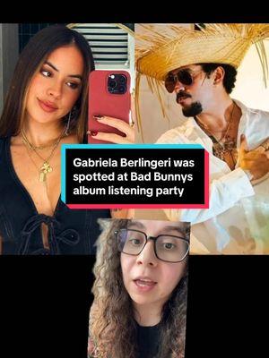 Gabriela Berlingeri was spotted at Bad Bunnys album listening party #gabrielaberlingeri #spotify #badbunny #benitomartinezocasio #badbunnypr #puertorico #puertorico🇵🇷 #dtmf   #debitirarmasfotos #gabrielaybadbunny @Bad Bunny 