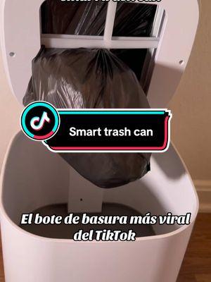 Bote de basura inteligente #smarttrashcan #botedebasura #botesdebasura #basura #inteligente #TikTokShop #tikokmademebuyit #botedelabasura 