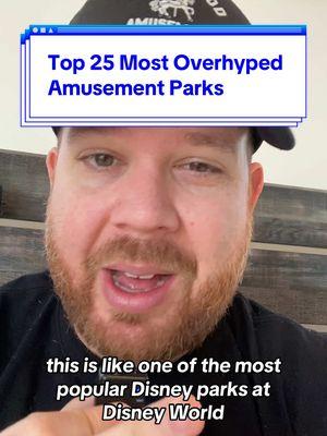 Top 25 Most Overhyped Amusement Parks  #amusementparks #coastercuzzies #cedarpoint #sixflags #mountolympus #disneyworld #rollercoasters