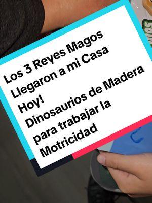 Los 3 Reyes Magos Llegaron a mi Casa Hoy! Dinosaurios de Madera para trabajar la Motricidad, Concentracion y Destrezas en tus Niños! #3reyes #dinosaurios #dinosaurio #dino #juegosdemadera #montesori #metodomontesori #motricidadfina #motricidas #niños #juegosmadera #mademyyear #giftguide #tiktokshopcreator #tiktokshopcreatorpicks #TikTokShop 