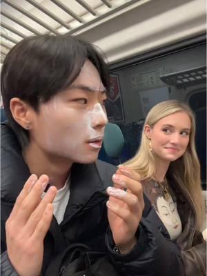 She thought i was turning to white egg🥚… Sunscreen : @Beauty of Joseon US @Beauty of Joseon  #beautyofjoseon #glassskin #ricemask #glowskin #ricetoner #koreanskincare #riceskincare #blackheads #whiteheads 