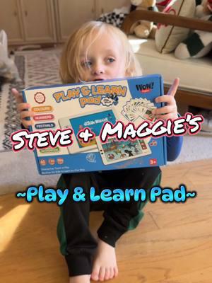 Steve and Maggie Play & Learn Pad! Let your toddler learn the fun and fastest way possible! #steveandmaggie #playandlearn #interactivegame #interactivelearning #toddler #toddlersoftiktok #toddlertok #toddlermom #toddlerlearning #educational #funlearning #developmentaltoys #giftguide #ttslevelup #ttsdelight #ttsdelightnow #tiktokshopfinds #tiktokshopping #tiktokshopholidaydeals  ##mademyyear##NewYearNewAura##holidayhaulpawfectpicks##Tiktokshopcreatorpicks##ttsbeautybestie ##mademyyear##Tiktokshopcreatorpicks ##tiktokshopnewarrivals##TikTokShopJumpStart##treasurefinds##spotlightfinds##tiktokshopendofyeardeals##tiktokshopelectronicsspotlight##tiktokshopnewarrivals##tiktokshopnewyearnewme##tiktokshopnewyearsale##kidsoftiktok##kidtoys##toddlertoys@@Steve Watts@@Steve and Maggie US@@STEVE AND MAGGIE