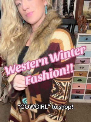 Western Fashion  3 Western Cardigans you need for winter! Comment “COWGIRL” to shop! • • #cowboychristmas #nfr2024 #nfrashioninspo #ntrfashion #nfr #wnfr #nfroutfitinspo #nfroutfitinspo #cowgirlhat #cowboyboots #westernlifeandstyle #westernfashion #westernoutfits #cowboychristmaslasvegas #westernstyle #westernfashion #westernoutfits #cowgirlstyle #cowgirlchic #cowgirlfashion #cowgirlboots #countryconcert #rodeofashion 