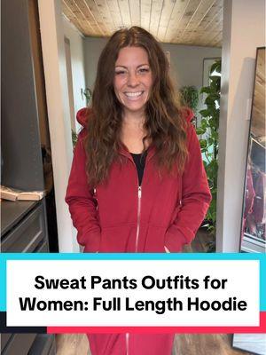 Sweat pants outfits for women just got cozier with the @Zeagoo full length zip up hoodie #sweatpantsoutfit #howtostylesweatpants #comfortableoutfit #cozyoutfits #cozyoutfit #winterfashiontrends  #creatorsearchinsights