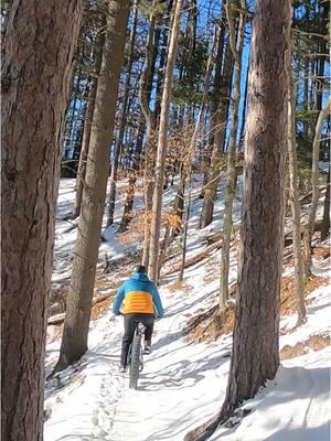 🚲 Add fat biking to your winter activity list for your next U.P. adventure!  #UPTravel #PureMichigan #MichigansUpperPeninsula #UpperPeninsula #Michigander #UP #Travel #Vacation #Explore #Adventure #Winter #Biking #FatBiking 