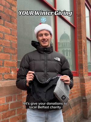 YOUR Winter giving w/ Storehouse ❄️ Come as we donate your giving items and see behind the scenes of all the amazing work that goes on at Storehouse. Whether it’s clothing, food or transferable skills, these guys make sure to bring dignity back to those who need it most 🖤 Thanks for all your winter purchases that make partnerships like this possible 🫶 #givingback #wearoneshareone #outsidein #storehouse #belfast 