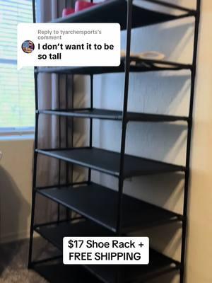 Replying to @tyarchersports it’s super easy to take apart #howtoorganizeyourcloset #shoerack #shoerackorganizer 