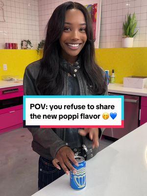 cream soda just wasn’t meant for sharing 🥲💙 #drinkpoppi #poppisoda #poppi #sodasback #newflavor #newflavorlaunch #creamsoda #creamy #fyp #foryou #fy #creamsodapoppi 