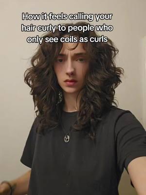 Yes, I know I made a ragebait video about this already, but in all seriousness LOOSE CURLS STILL COUNT AS CURLS 😭 #foryoupage #fyp #curlyhair #curls #waves #wavyhair #hairtok 