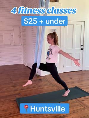 Is working out part of your New Year’s resolution? If so, check out these 4 spots in Huntsville, AL you can feel the burn for $25 + under! 🧘‍♀️Light On Yoga 🎟️$15-$20 a class 📍601 Humes Ave NE, Huntsville, AL 👟Redefine Pilates 🎟️$22 a class 📍134 Old Hwy 431 Suite E, Owens Cross Roads, AL 🚴‍♀️Zoom Indoor Cycling $25 a class (new riders can get 3 classes for $25) 📍201 Jefferson St N Suite G, Huntsville, AL 🏋️‍♀️CrossFit Huntsville 🎟️$15 a class 📍3050 Leeman Ferry Rd SW, Huntsville, AL 👀Click the link in our bio to read the full story What did we miss?👇 #huntsvillealabama #huntsvilleal #madisonalabama #huntsville #fitness 