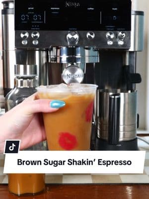 Brown Sugar Shakin’ Espresso. 😘 #NinjaLuxeCafe