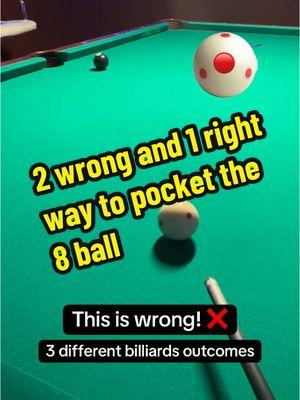 Sometimes you just have to do the right cue ball spin and make the difference #billiards #pooltabletricks #8ball 