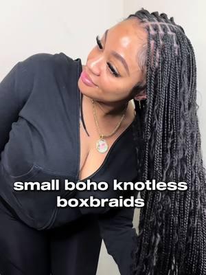 Y’all scream ‘unsanitary,’ but lay up with men fresh from their side chick’s house. 💅🏽 Worried about my nails? These braids will last longer than his lies. Focus, sis. ✂️🔥 Would YOU let me braid your hair? Be honest. 👇🏽 #KnotlessBraids #smallknotlessbraids #fyp #bohoknotlessbraids  #acrylicnails #braidernails    