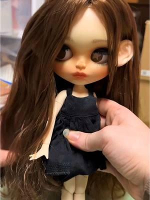 Making my mini me #blythedoll. I’m gonna give her a money piece to match me next 