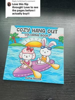 Replying to @Brittani #cozyhangout #coloringbook #flipthrough #fyp #katienicole #cutecoloring #hobby #cozyhangoutflipthrough #coloringbookflipthrough 