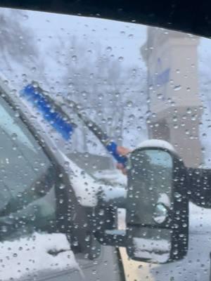 Us shorter folks may struggle to reach the top of the vehicles sometimes, these brushes make it easy to clear the windows of snow and ice #snow #ice #snowremoval #extendable #windows 