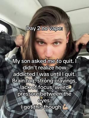 I vaped for about 10 years? I’m done. Doing it for myself and because my son asked me too. #quitvaping #vape 