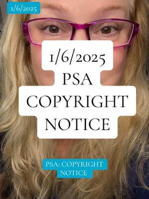 Rachel DePalma | CA PSA COPYRIGHT NOTICE #samathaadamo #brittanyannparker #blindfollowers 