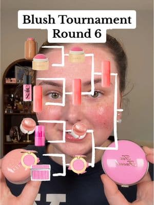 VOTE: @fwee vs @Too Faced in the comments! ♥️ #babypinkblush #makeuptournament #makeupcomparison #blushcomparison #blushreview #fweepuddingpot #toofacedblush 