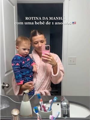 Rotina da manhã com uma bebê de 1 ano nos 🇺🇸 • • • #rotinadecasa #rotina #maedemenina #maternidade #Vlog #rotinamatinal #usa_tiktok 