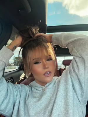 #fyp #carsoftiktok #makeup #hair #hairbangs #haircolor #ellalangley 