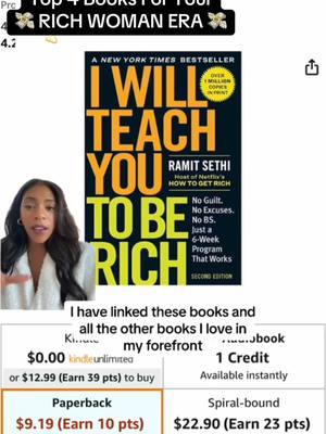 Do a mix of audiobooks + hard copies and start the year off by getting your 🤑💰💸 right! #workingmom #workingwomen #careeradvice #richwomen #succesfulwomen 