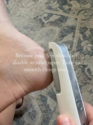 When your feet go from ‘construction zone’ to ‘spa day vibes’ in minutes. 💅✨ #SmoothMoves #FootGlowUp #footfile #electricfootfile 