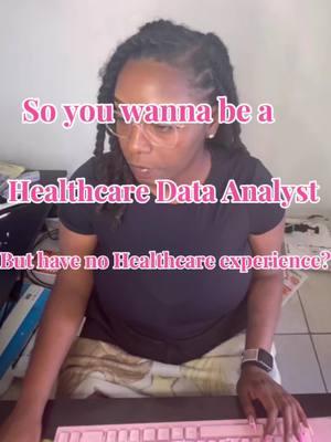 Need more tips? Get my ebook: Intro to Healthcare Data Analytics linked in my bio. 🩷🩷 #fyp #blackwomenintech #womenintech #healthtech #dataanalyst #analyst #blackintech #blackgirlintech #BlackTikTok #workingmom #ditl #dayinthelife #wfh #TheRoadTo6Figures #youlovetia 