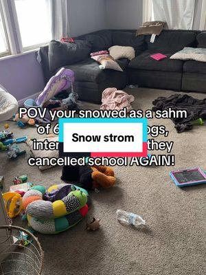 It’s the snow clothes for me. Takes 20 minutes to get them ready for them to play outside for like 10 minutes. lol help haha #sahmof6 #realisitcmomlife #ilovebeingamom #beingamom #snowstrom 