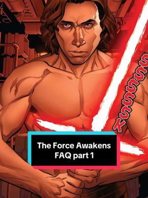 The Force Awakens FAQ part 1 #starwars #sequeltrilogy #starwarsfan #lightsaber #jedi #faq #trivia #comic 