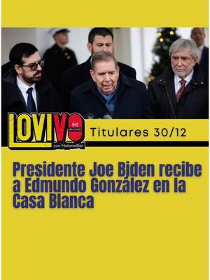 El Presidente electo de Venezuela 🇻🇪 Edmundo González Urrutia, fue recibido en la Casa Blanca, así como los venezolanos recibiremos la libertad en la calle con la convocatoria de María Corina Machado para este #9E. Mientras tanto el régimen sigue capturando rehenes y ahora tiene 120 extranjeros detenidos en Venezuela para que se conviertan en fichas de canje. Estas y otras noticias están disponibles en el primer #LoVivoenVivo del año en: MelanioBar. #EdmundoPresidente #MariaCorinaMachado #VenezuelaLibre