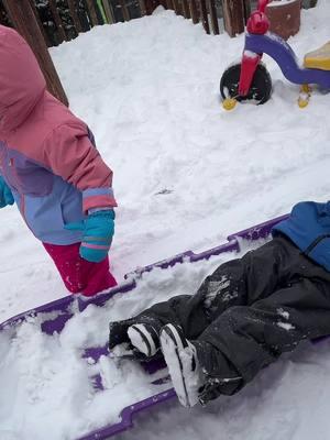 #sledding #snowbabies #mykiddos #snow 