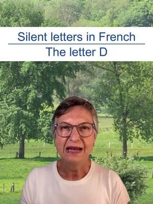 An example of when you hear the "D" at the end of a French word and when you don't! 🤫 🇫🇷 #speakfrench #learnfrench #learnfrenchwithme #frenchteacher #frenchlessonsonline