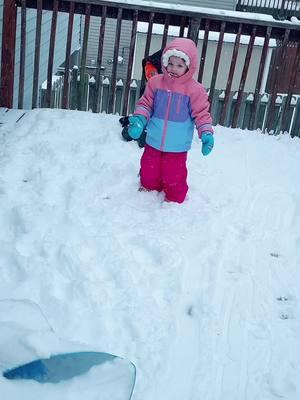 #snow #snowman #doyouwanttobuildasnowman #frozen #colddays #winter #mybabies #Love 