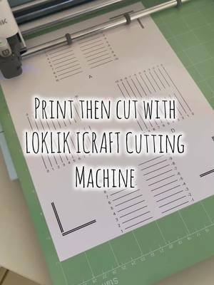 Poniendo a prueba el “PRINT THEN CUT” a esta nueva máquina! No se le olvida Calibrar su máquina, es lo primero que quieren hacer 💖  Si quieren obtener una a un descuento, use código  💕ICRAFT60💕 #loklik #loklikicraft #loklikcrafter