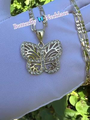 Beautiful butterfly plated necklace #butterfly #butterflynecklace #fy #jewelry #giftingshops