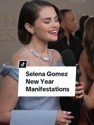 #SelenaGomez reveals her New Year manifestations and shows love to her fellow child actors ❤️ #awardseason #goldenglobes 