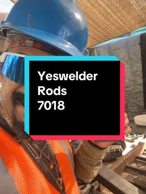 Yesman #7018 #weldingrods #welders #awscertified #welding #welderslife #7018rod #stickwelding #stickwelders #pipewelding 