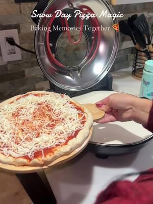 Snow days call for cozy fun and delicious memories! 🍕❄️ Alessia and I spent the day making homemade pizzas, and this 6 minute pizza oven made it so easy. From her sauce spreading skills to her cheese stacking creativity, it was the perfect way to stay warm and make the most of our day together. 🍕 ❤️#PizzaMagic #MomAndDaughterTime  #SnowDayFun #HomemadePizza #CookingWithKids #FamilyMoments #MakingMemories #EasyPizzaNight #CozyDays #MomLife #ParentingJoy #QuickMeals #PizzaLovers #WinterVibes