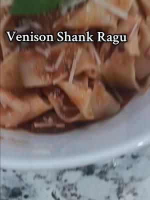 venison shank ragu #wildgame #homemade #cooking #venison #meateater #recipes #venisonrecipes #venisonshank #wildgamecooking #ragu #homestead #whitetaildeer #deerseason #deerhunter 